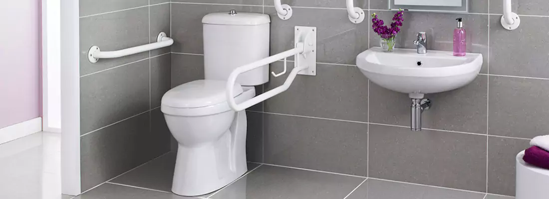 Modern Handicap Bathroom Solutions with Safety Features in San Carlos Park, FL
